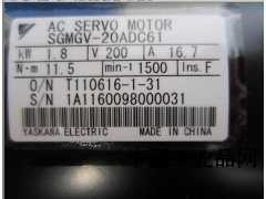 河南現(xiàn)貨供應(yīng)SGMGV-20ADC61安川伺服電機