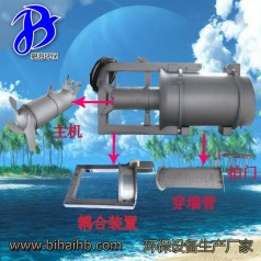 QJB-W2.5/6 店長(zhǎng)推薦 強(qiáng)力攪拌泵 帶拍門(mén)過(guò)墻混合液回流泵
