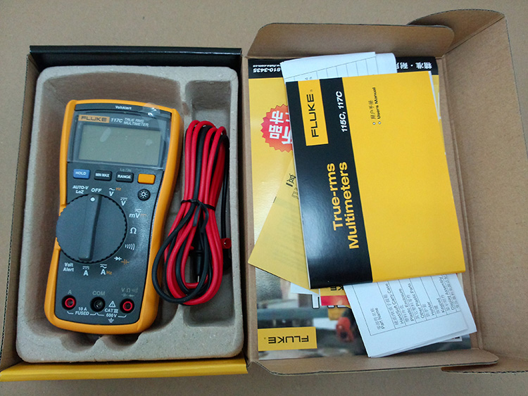 工商兩用儀表Fluke117C非接觸式電壓測(cè)量萬用表